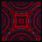 CKK-10, 43 X 43, 2006, ink on japanese fiber - relief print